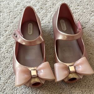 Melissa Pink Dress Shoes with Bow size 9